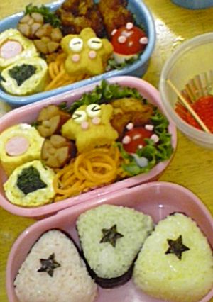 キャラ弁!〜きのこ&お星様〜-レシピのメイン写真