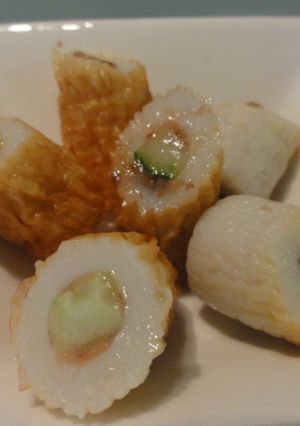 うめきゅうちくわ-レシピのメイン写真