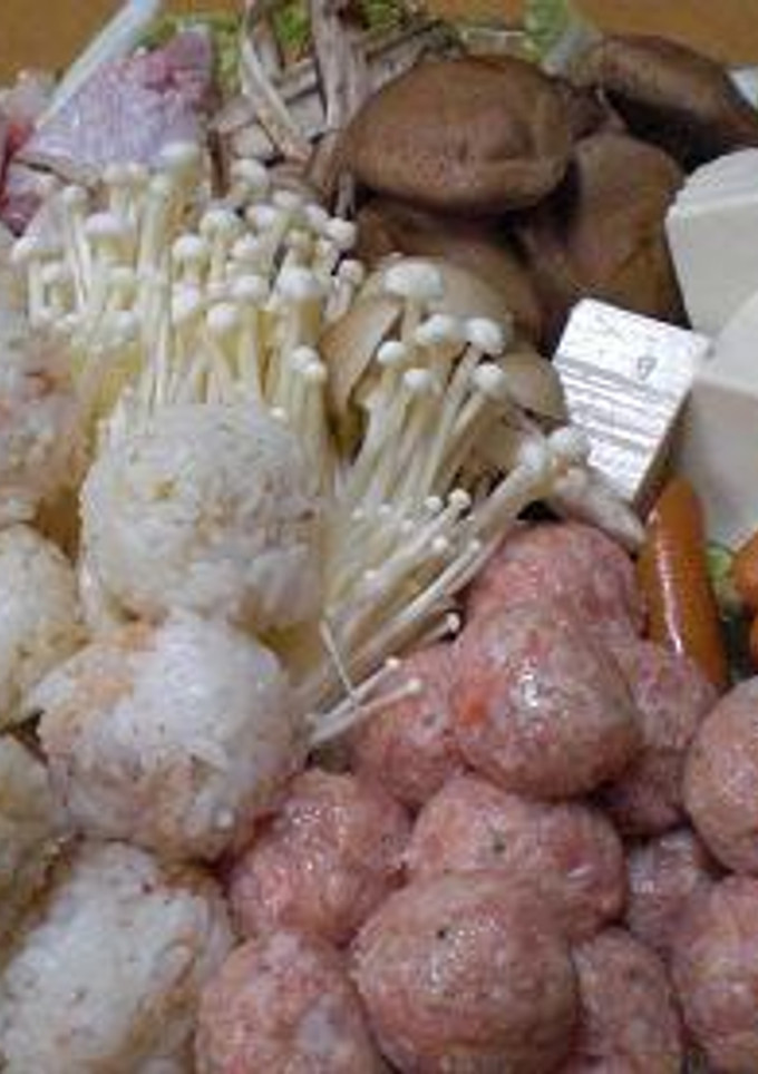 まんまる鶏つくねとだまっこの鍋　　　♪♪-レシピのメイン写真