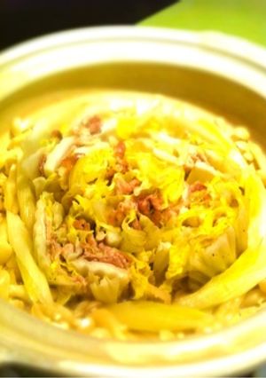 土鍋で簡単!「白菜と豚バラの重ね蒸し」-レシピのメイン写真