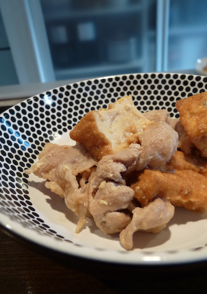 地味ウマ☆厚揚げと豚肉のしょうが焼き-レシピのメイン写真