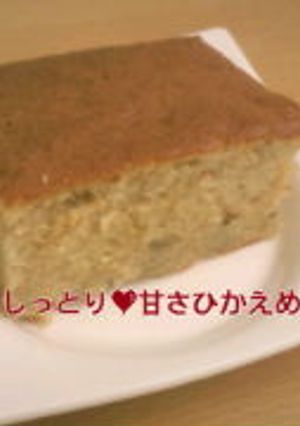 カステラみたいなバナナケーキ-レシピのメイン写真