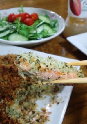 鮭の香りパン粉焼き-レシピのメイン写真