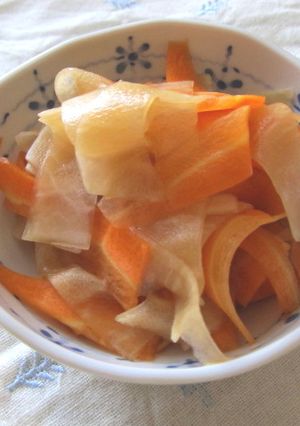 簡単★ヒラヒラ野菜漬け-レシピのメイン写真