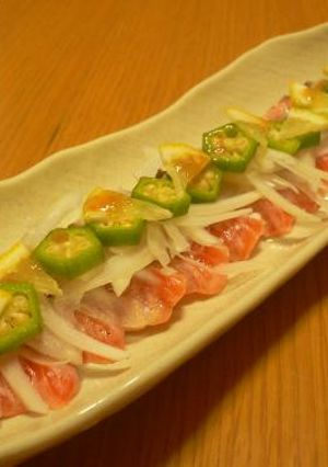 サーモンの酢〆サラダ-レシピのメイン写真