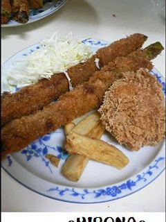 超ロングなアスパラのマキマキ揚げ-レシピのメイン写真