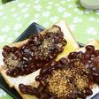塩あんトースト アーモンドorすり胡麻で