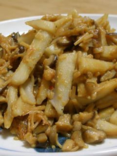 レンコンきのこ味噌炒め お弁当のおかず-レシピのメイン写真