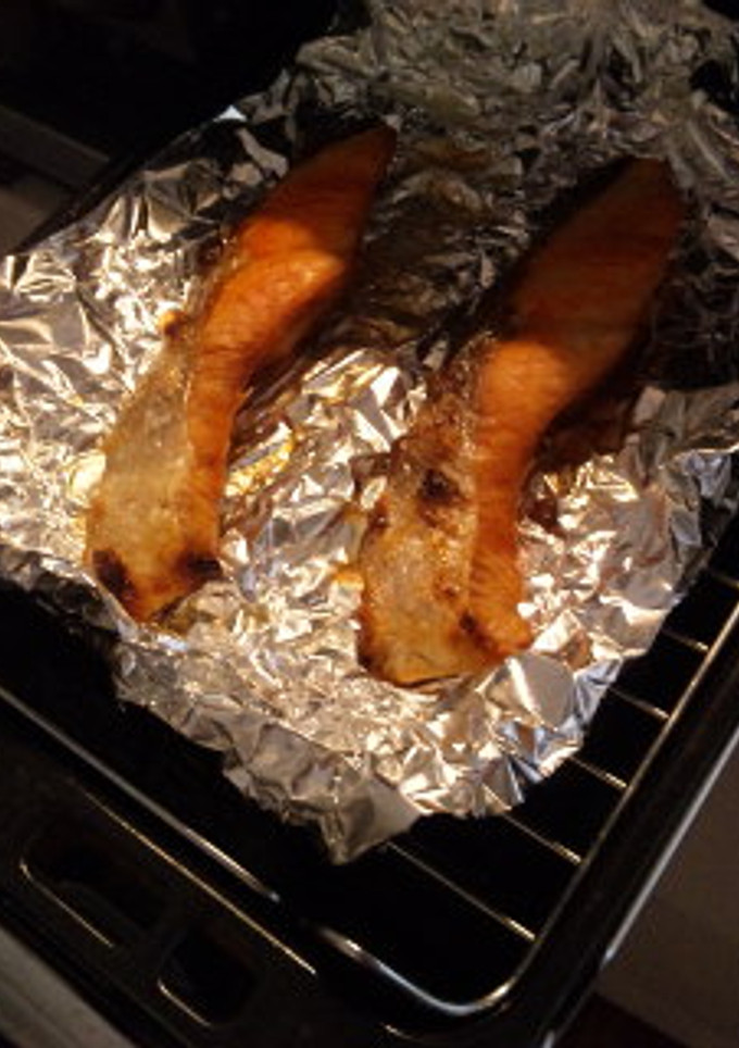 片付け簡単！鮭の焼き方☆-レシピのメイン写真