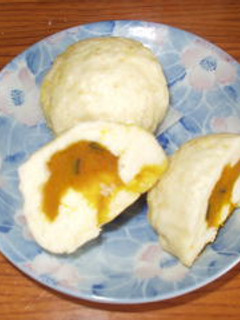 酒饅頭(かぼちゃ&チョコ)-レシピのメイン写真