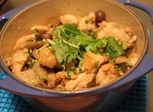 酒粕と味噌で♡こってり地鶏の炊き込みご飯-レシピのメイン写真