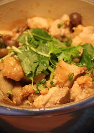 酒粕と味噌で♡こってり地鶏の炊き込みご飯-レシピのメイン写真