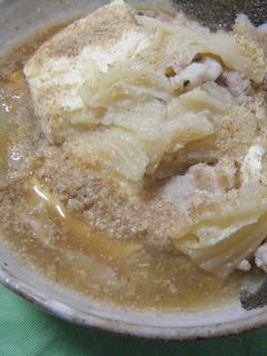 豚バラと豆腐入り 超簡単 砂鍋白菜♪-レシピのメイン写真