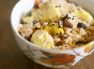 伝えていきたい母の味☆小豆入り栗おこわ-レシピのメイン写真