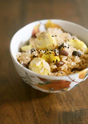 伝えていきたい母の味☆小豆入り栗おこわ-レシピのメイン写真