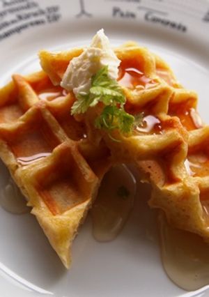 全粒粉ワッフル-レシピのメイン写真