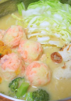 鮭じゃがボールのチーズ鍋-レシピのメイン写真