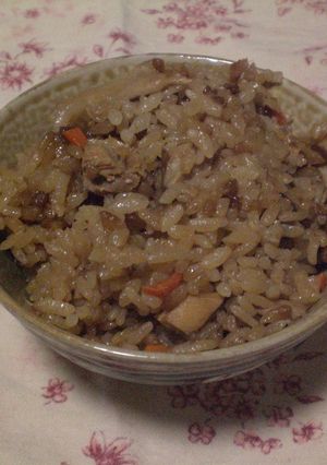 なんちゃって松茸風味炊き込みご飯-レシピのメイン写真