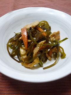 お得☆切り昆布の炒め煮-レシピのメイン写真