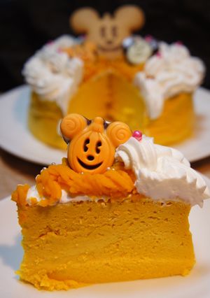 ハロウィンかぼちゃのスフレチーズケーキ其の2-レシピのメイン写真