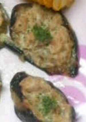 茄子のﾂﾅﾏﾖ焼き-レシピのメイン写真