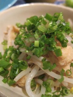 もやしと油揚げのゆず胡椒×酒盗和え-レシピのメイン写真