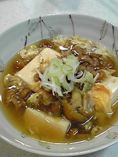 自然のとろみで♪あったかなめこ豆腐-レシピのメイン写真