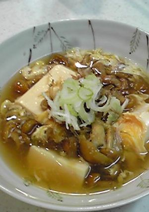 自然のとろみで♪あったかなめこ豆腐-レシピのメイン写真
