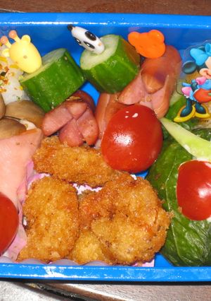 キャラ弁　仮面ライダーW　★-レシピのメイン写真