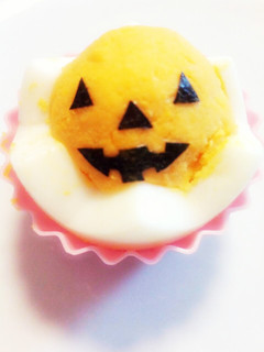 お弁当にハロウィンなゆで卵☆-レシピのメイン写真