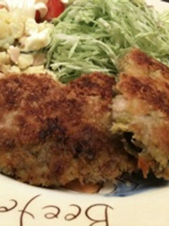 豚肉カツレツ!バジルソースのオリーブ挟み-レシピのメイン写真