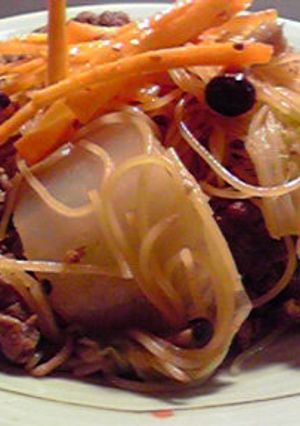 焼きビーフンの牛肉チャプチェ-レシピのメイン写真