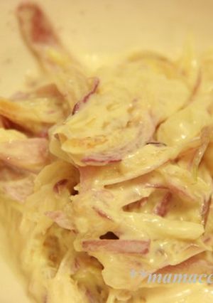 みょうがの味噌マヨ和え-レシピのメイン写真