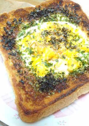 がっつり食べたい時の☆のり塩トースト②-レシピのメイン写真