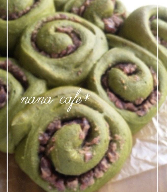 Hbで抹茶うずまきパン♪ by Nana 【クックパッド】 簡単おいしい