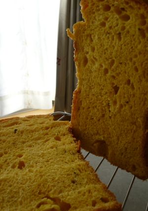 HB　黄色がキレイなかぼちゃ食パン-レシピのメイン写真
