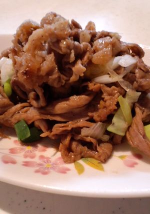 おいしっっっ牛肉のオイスターねぎ炒め-レシピのメイン写真