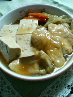 鶏むね肉ですき焼き風煮♪-レシピのメイン写真