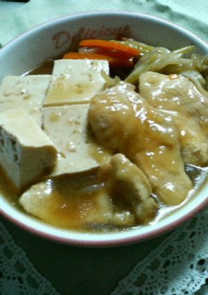 鶏むね肉ですき焼き風煮♪-レシピのメイン写真