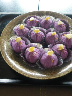 ムラサキ芋とマシュマロ入りの茶巾-レシピのメイン写真