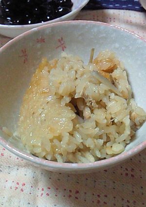 ごぼうの炊込み飯-レシピのメイン写真