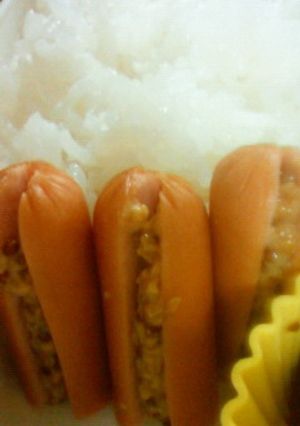 お弁当に*ウインナーのマスタード挟み♪-レシピのメイン写真