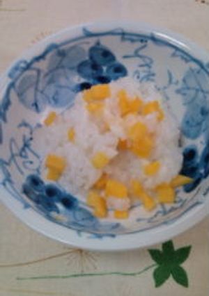 離乳食中期＊後期〜OK＊さつまいもごはん-レシピのメイン写真
