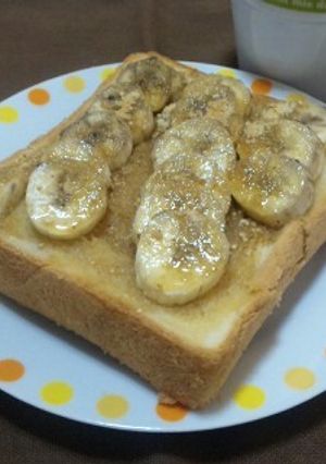 ハニーバナナきな粉トースト-レシピのメイン写真