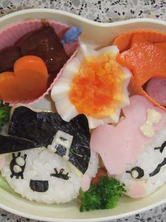 遠足にキャラ弁メロディっち(たまごっち)-レシピのメイン写真