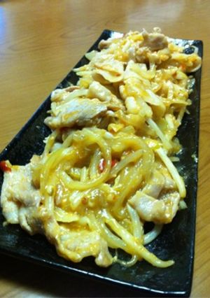 豚バラのピリ辛味噌炒め-レシピのメイン写真