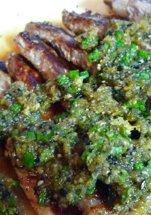 青じその風味が生きてる！和風ステーキ-レシピのメイン写真