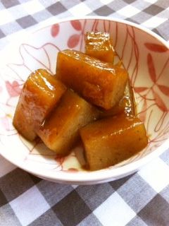 こんにゃくの味噌煮-レシピのメイン写真