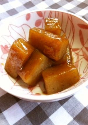 こんにゃくの味噌煮-レシピのメイン写真