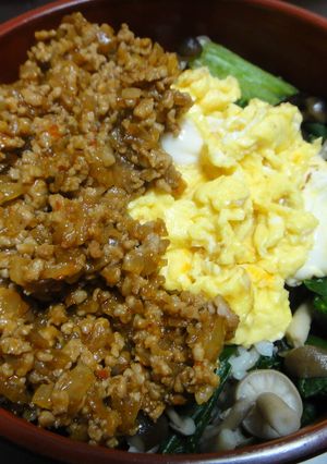 坦々肉味噌風丼-レシピのメイン写真